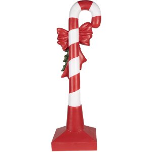 Clayre & Eef 5PR0127 Decorazione a forma di bastoncino di zucchero 35x23x100 cm Rosso Bianco