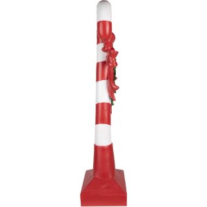 Clayre & Eef 5PR0127 Decorazione a forma di bastoncino di zucchero 35x23x100 cm Rosso Bianco