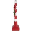 Clayre & Eef 5PR0127 Decorazione a forma di bastoncino di zucchero 35x23x100 cm Rosso Bianco
