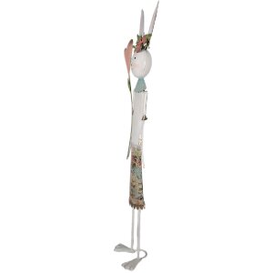 Clayre & Eef 5Y1217 Decorazione Coniglio Bianco Rosa...