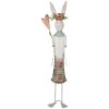 Clayre & Eef 5Y1217 Decorazione Coniglio Bianco Rosa 22x12x88 cm