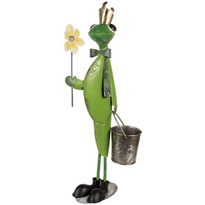 Clayre & Eef 5Y1218 Decorazione Rana 29x15x67 cm Verde