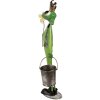 Clayre & Eef 5Y1218 Decorazione Rana 29x15x67 cm Verde