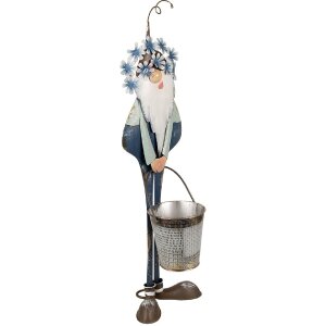 Clayre & Eef 5Y1221 Decorazione Nano Blu Bianco...