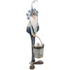 Clayre & Eef 5Y1221 Decorazione Nano Blu Bianco 19x18x67 cm