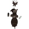 Clayre & Eef 5Y1223 Gnomo da giardino 24x7x84 cm Rosa