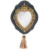 Clayre & Eef 62S294 Specchio da parete 19x3x22 cm color oro blu