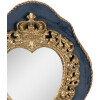 Clayre & Eef 62S294 Specchio da parete 19x3x22 cm color oro blu
