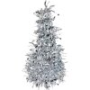 Clayre & Eef 65537S Decorazione per albero di Natale color argento Ø 12x25 cm