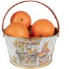 Clayre & Eef 6BL0107 Cestino Ø 19x10 cm Bianco
