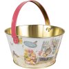 Clayre & Eef 6BL0108 Cesto portaoggetti Bianco Blu Rosso Ø 19x10 cm