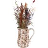 Clayre & Eef 6CE1651L Brocca da decorazione 21x15x23 cm Beige Rosa
