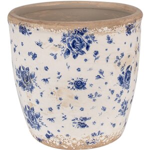 Clayre & Eef 6CE1658L Vaso da fiori Ø 16x16 cm...