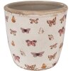 Clayre & Eef 6CE1661L Vaso da fiori decorativo Ø 16x16 cm Beige Rosa