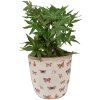 Clayre & Eef 6CE1661L Vaso da fiori decorativo Ø 16x16 cm Beige Rosa
