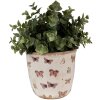 Clayre & Eef 6CE1661S Vaso da fiori decorativo Ø 13x12 cm Beige Rosa