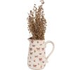 Clayre & Eef 6CE1663L Brocca da decorazione 21x15x23 cm Beige Rosa
