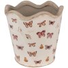 Clayre & Eef 6CE1664L Decorazione vaso da fiori Ø 19x18 cm Beige Rosa