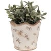 Clayre & Eef 6CE1672M Vaso da fiori decorativo Ø 16x15 cm Beige Blu