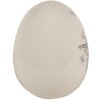 Clayre & Eef 6CE1674 Decorazione Uovo Ø 13x16 cm Bianco Beige