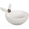 Clayre & Eef 6CE1675 Ciotola 13x11x8 cm / 200 ml Bianco