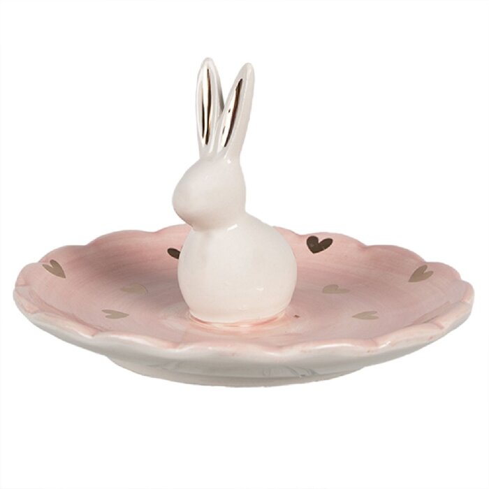 Clayre & Eef 6CE1681 Ciotola Ø 14x9 cm Rosa