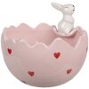 Clayre & Eef 6CE1694 Ciotola decorativa 13x12x10 cm Rosa