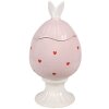 Clayre & Eef 6CE1696 Vaso di stoccaggio Ø 13x25 cm Rosa