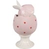 Clayre & Eef 6CE1696 Vaso di stoccaggio Ø 13x25 cm Rosa