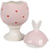 Clayre & Eef 6CE1696 Vaso di stoccaggio Ø 13x25 cm Rosa