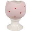 Clayre & Eef 6CE1696 Vaso di stoccaggio Ø 13x25 cm Rosa