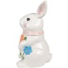 Clayre & Eef 6CE1703 Vaso di stoccaggio 16x15x29 cm Bianco Rosa