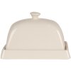 Clayre & Eef 6CE1728 Piatto per burro 16x10x9 cm Beige
