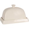 Clayre & Eef 6CE1728 Piatto per burro 16x10x9 cm Beige