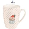 Clayre & Eef 6CEMS0045 Mug 4 pezzi 12x 8x10 cm / 300 ml Rosa
