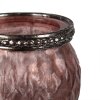 Clayre & Eef 6GL4378 Portacandele Rosa Ø 7x6 cm Design elegante