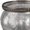 Clayre & Eef 6GL4379 Portacandele color argento Ø 9x6 cm