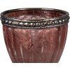Clayre & Eef 6GL4382 Portacandele Rosa Ø 6x8 cm