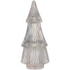 Clayre & Eef 6GL4386 Barattolo con coperchio trasparente Ø 7x16 cm