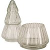 Clayre & Eef 6GL4394 Coperchio per barattolo trasparente Ø11x21cm