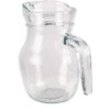 Clayre & Eef 6GL4871 Caraffa in vetro trasparente 500 ml 14x9x13 cm