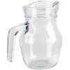 Clayre & Eef 6GL4871 Caraffa in vetro trasparente 500 ml 14x9x13 cm
