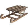 Clayre & Eef 6H2312 Slitta decorativa in stile vintage marrone 35x15x10 cm