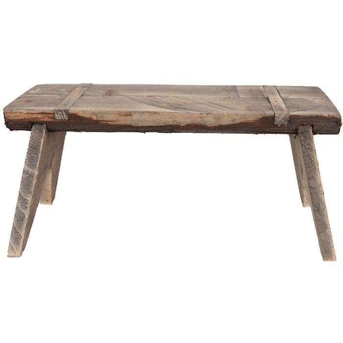 Clayre & Eef 6H2314 Tavolo per piante marrone 44x18x20 cm Legno stile country