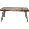 Clayre & Eef 6H2314 Tavolo per piante marrone 44x18x20 cm Legno stile country