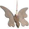 Clayre & Eef 6H2320 Decorazione Ciondolo Farfalla 21x3x15 cm Marrone