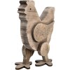 Clayre & Eef 6H2321 Pollo decorativo 23x12x28cm Marrone - Elegante decorazione per la casa di campagna
