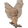 Clayre & Eef 6H2321 Pollo decorativo 23x12x28cm Marrone - Elegante decorazione per la casa di campagna