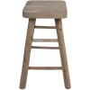 Clayre & Eef 6H2325 Tavolo per piante marrone 33x33x49 cm Design elegante