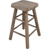 Clayre & Eef 6H2325 Tavolo per piante marrone 33x33x49 cm Design elegante